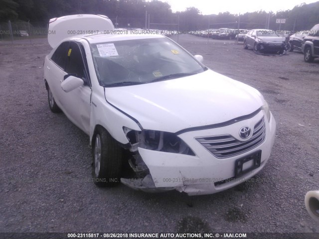 4T1BB46K87U011412 - 2007 TOYOTA CAMRY NEW GENERAT HYBRID WHITE photo 6