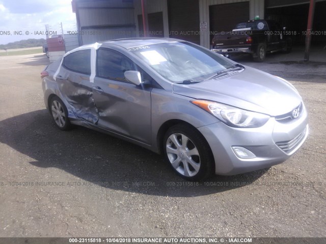 KMHDH4AE4CU206894 - 2012 HYUNDAI ELANTRA GLS/LIMITED ნაცრისფერი ფოტო 1