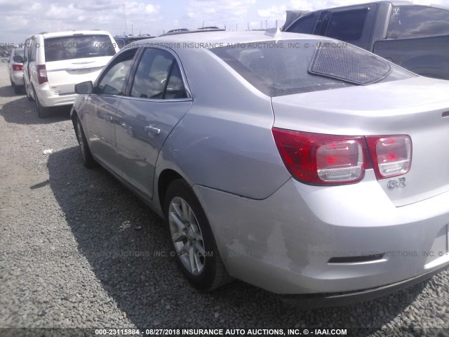 1G11C5SA0DF128796 - 2013 CHEVROLET MALIBU 1LT ვერცხლისფერი ფოტო 3