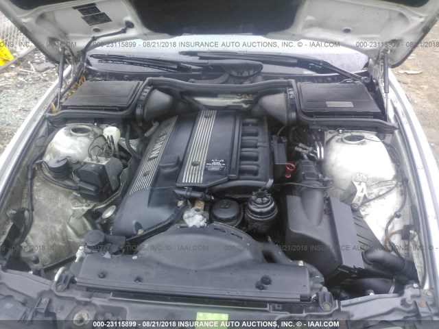 WBADM6338XBY21907 - 1999 BMW 528 I AUTOMATIC SILVER photo 10