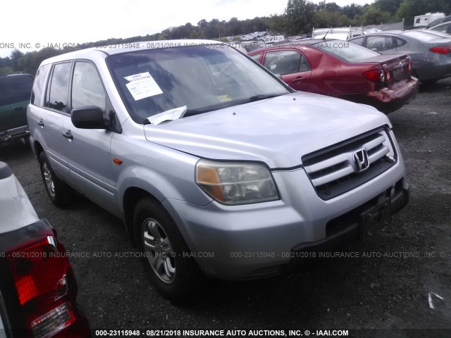 2HKYF18116H564093 - 2006 HONDA PILOT LX 银色 照片 1