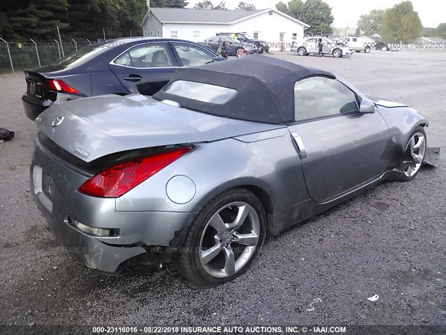 JN1AZ36A66M457878 - 2006 NISSAN 350Z ROADSTER GRAY photo 4