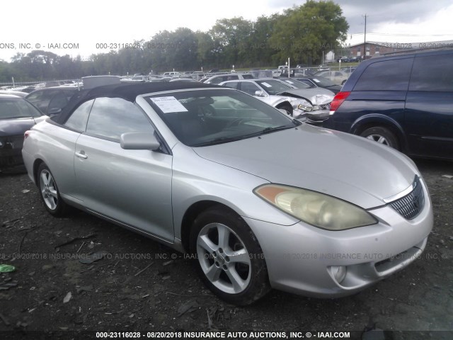 4T1FA38P06U086045 - 2006 TOYOTA CAMRY SOLARA SE/SLE ვერცხლისფერი ფოტო 1