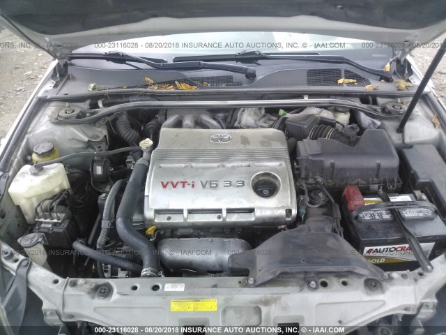 4T1FA38P06U086045 - 2006 TOYOTA CAMRY SOLARA SE/SLE ვერცხლისფერი ფოტო 10