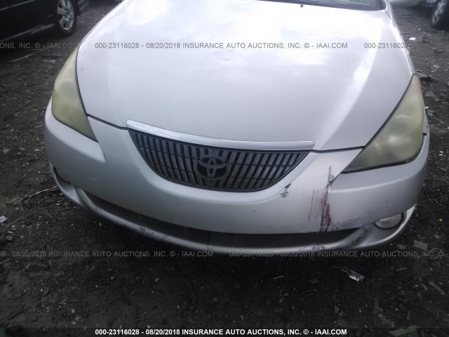 4T1FA38P06U086045 - 2006 TOYOTA CAMRY SOLARA SE/SLE ვერცხლისფერი ფოტო 6