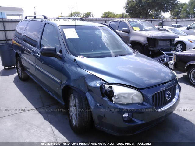 5GADV33197D157717 - 2007 BUICK TERRAZA CXL BLUE photo 1