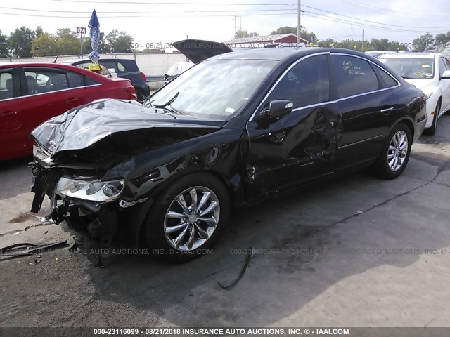 KMHFC46F88A287738 - 2008 HYUNDAI AZERA SE/LIMITED BLACK photo 2