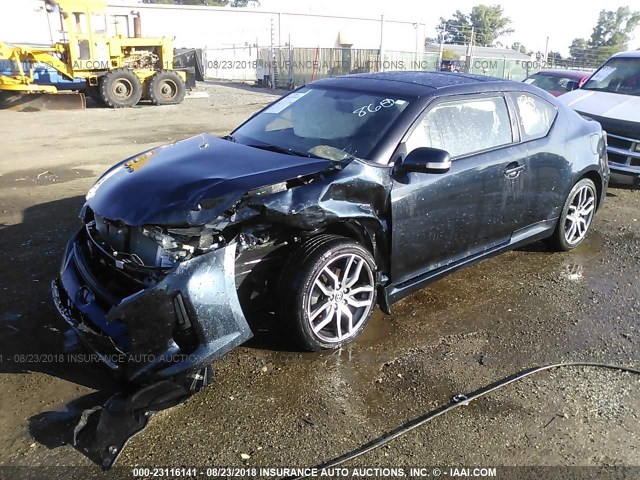 JTKJF5C74FJ001074 - 2015 TOYOTA SCION TC 灰色 照片 2
