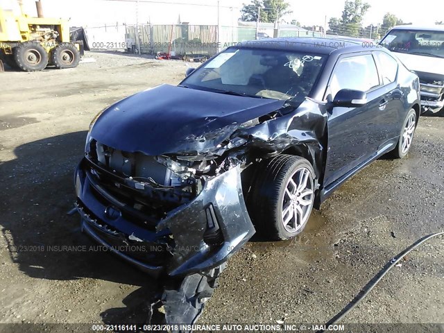 JTKJF5C74FJ001074 - 2015 TOYOTA SCION TC 灰色 照片 6