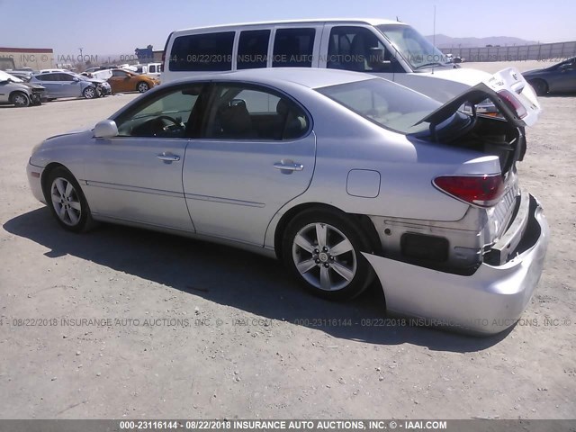 JTHBA30G855087420 - 2005 LEXUS ES 330 SILVER photo 3