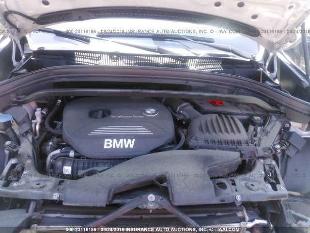 WBXHT3C36H5F74513 - 2017 BMW X1 XDRIVE28I GRAY photo 10