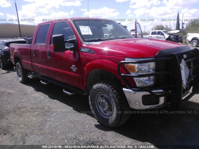 1FT8W3BT7CEA32364 - 2012 FORD F350 SUPER DUTY RED photo 1