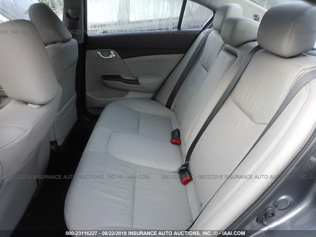 19XFB2F95EE052325 - 2014 HONDA CIVIC EXL 灰色 照片 8