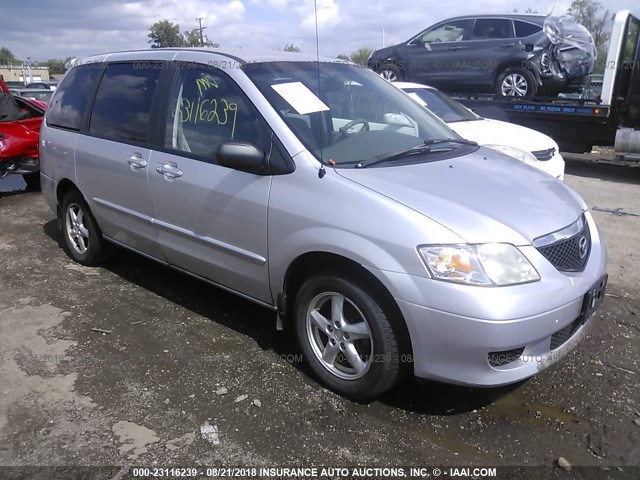 JM3LW28J030342595 - 2003 MAZDA MPV WAGON SILVER photo 1