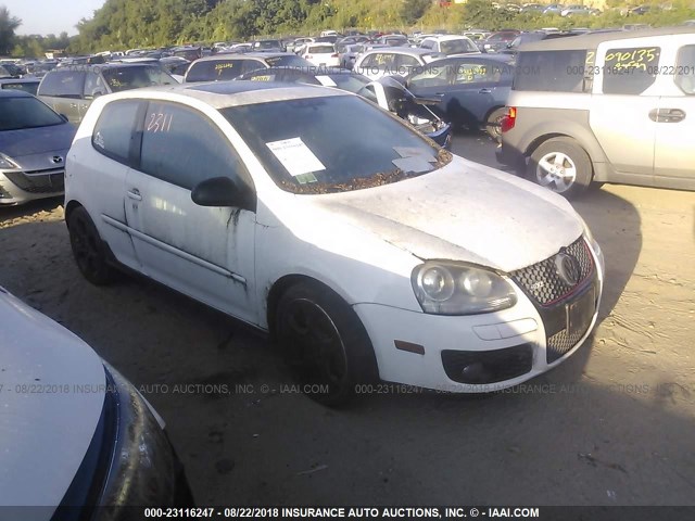 WVWEV71KX6W079960 - 2006 VOLKSWAGEN NEW GTI WHITE photo 1