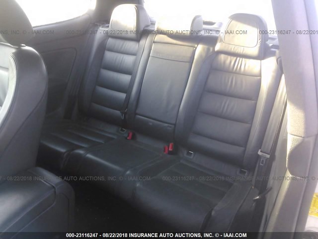 WVWEV71KX6W079960 - 2006 VOLKSWAGEN NEW GTI WHITE photo 8