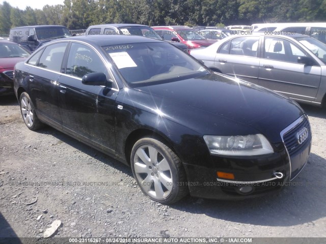 WAUDH74F87N052102 - 2007 AUDI A6 3.2 QUATTRO BLACK photo 1