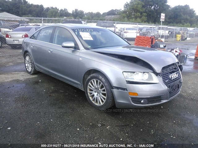 WAUDH74F16N086722 - 2006 AUDI A6 3.2 QUATTRO GRAY photo 1