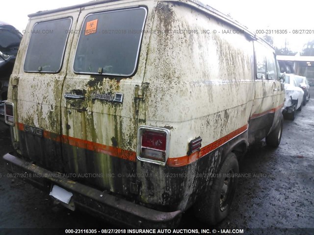 TGR25A4505807 - 1980 GMC VAN G2VAN  WHITE photo 4