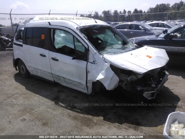 NM0GE9E71E1167928 - 2014 FORD TRANSIT CONNECT XL WHITE photo 1