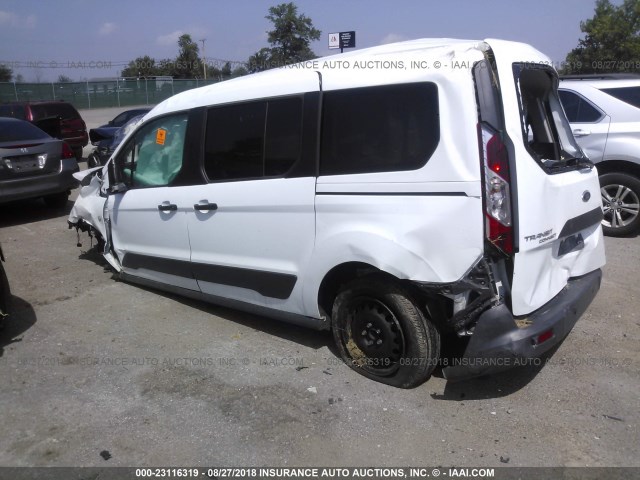 NM0GE9E71E1167928 - 2014 FORD TRANSIT CONNECT XL WHITE photo 3