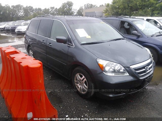 5FNRL38776B055525 - 2006 HONDA ODYSSEY BLUE photo 1