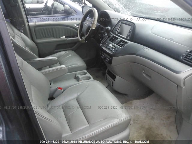 5FNRL38776B055525 - 2006 HONDA ODYSSEY BLUE photo 5