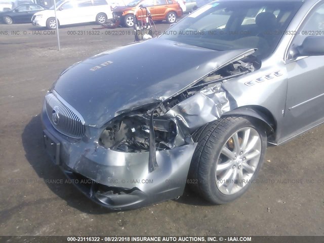 1G4HE57Y57U164551 - 2007 BUICK LUCERNE CXS GRAY photo 6