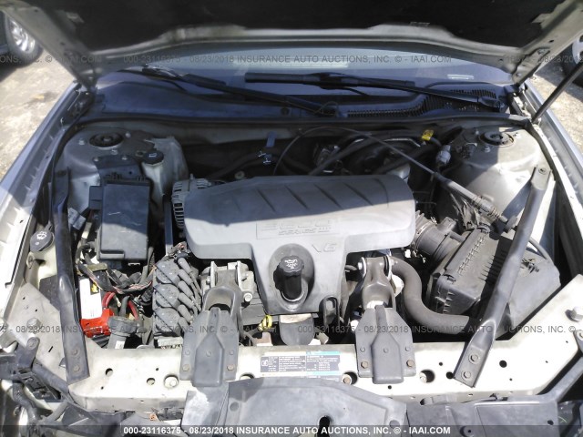 2G2WP552X81117649 - 2008 PONTIAC GRAND PRIX Сірий фото 10