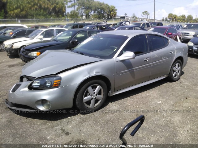 2G2WP552X81117649 - 2008 PONTIAC GRAND PRIX Сірий фото 2