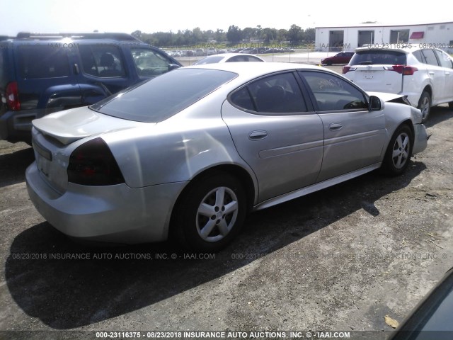 2G2WP552X81117649 - 2008 PONTIAC GRAND PRIX Сірий фото 4