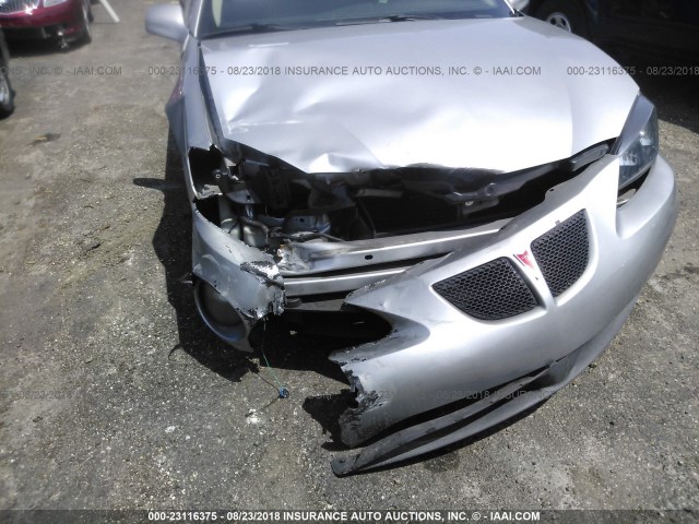 2G2WP552X81117649 - 2008 PONTIAC GRAND PRIX Сірий фото 6