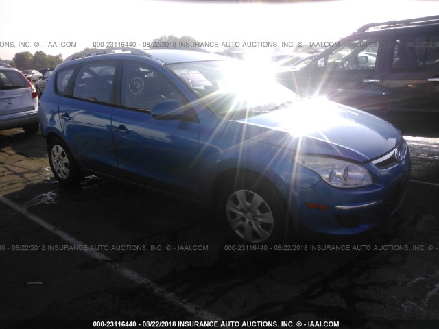 KMHDC8AE5BU088567 - 2011 HYUNDAI ELANTRA TOURING  BLUE photo 1