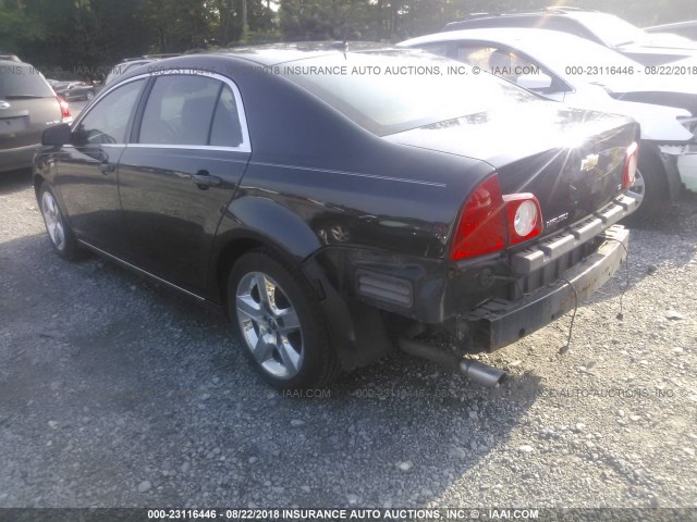 1G1ZH57B38F273617 - 2008 CHEVROLET MALIBU 1LT 黑色 照片 3