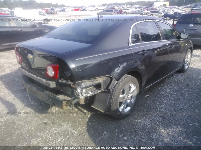 1G1ZH57B38F273617 - 2008 CHEVROLET MALIBU 1LT 黑色 照片 4