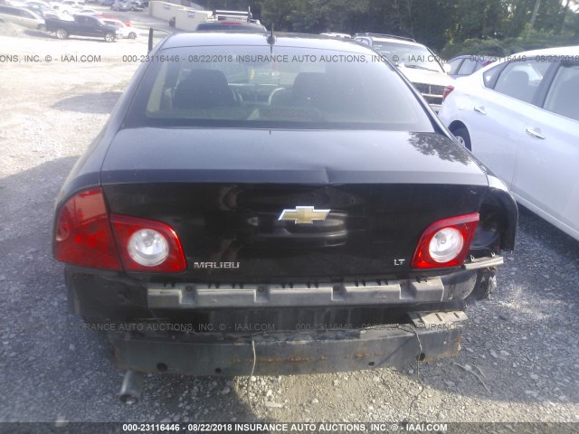 1G1ZH57B38F273617 - 2008 CHEVROLET MALIBU 1LT 黑色 照片 6