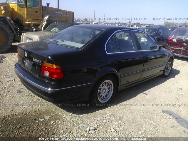 WBADD6325WGT96901 - 1998 BMW 528 I AUTOMATIC BLACK photo 4