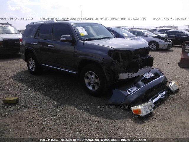 JTEBU5JR6A5010667 - 2010 TOYOTA 4RUNNER SR5/LIMITED/TRAIL GRAY photo 1