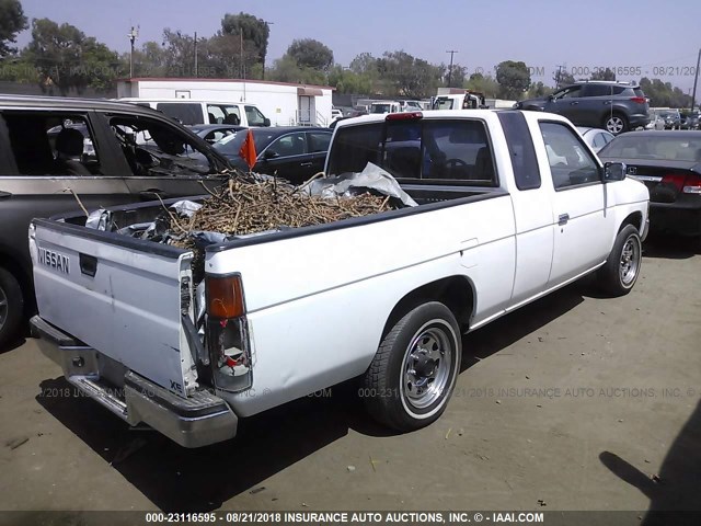 1N6SD16S6SC406276 - 1995 NISSAN TRUCK KING CAB XE WHITE photo 4