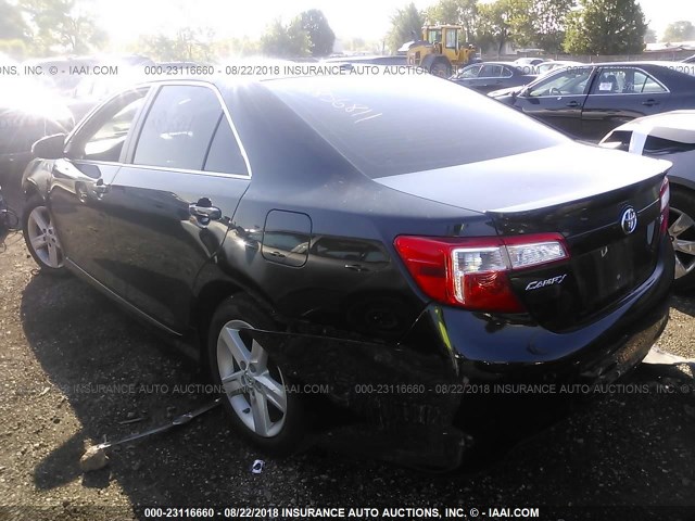 4T1BF1FK5EU754822 - 2014 TOYOTA CAMRY L/SE/LE/XLE 黑色 照片 3
