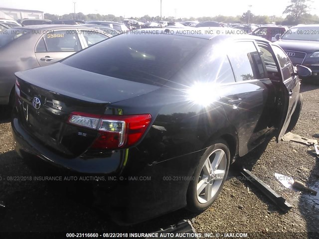 4T1BF1FK5EU754822 - 2014 TOYOTA CAMRY L/SE/LE/XLE 黑色 照片 4