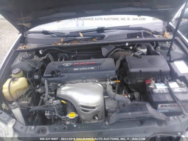 JTDBE30K663058344 - 2006 TOYOTA CAMRY LE/XLE 绿色 照片 10