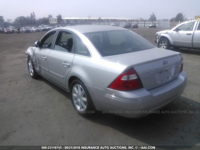 1FAHP28146G116198 - 2006 FORD FIVE HUNDRED LIMITED SILVER photo 3