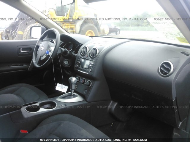 JN8AS5MTXFW662582 - 2015 NISSAN ROGUE SELECT S BLACK photo 5