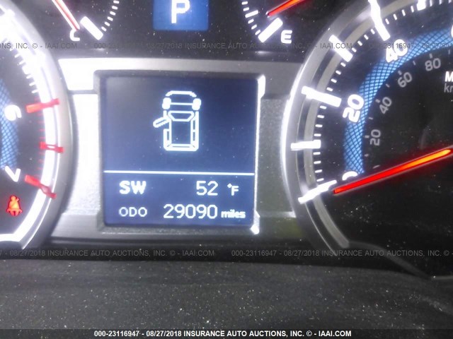 JTEBU5JR3G5377325 - 2016 TOYOTA 4RUNNER SR5 PREM/LTDL/TRAIL/TRD RED photo 7