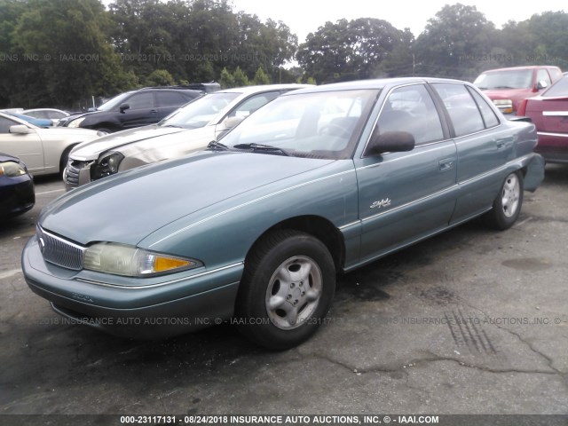 1G4NJ52M7VC411736 - 1997 BUICK SKYLARK GRAN SPORT/CUSTOM/LIMITED BLUE photo 2