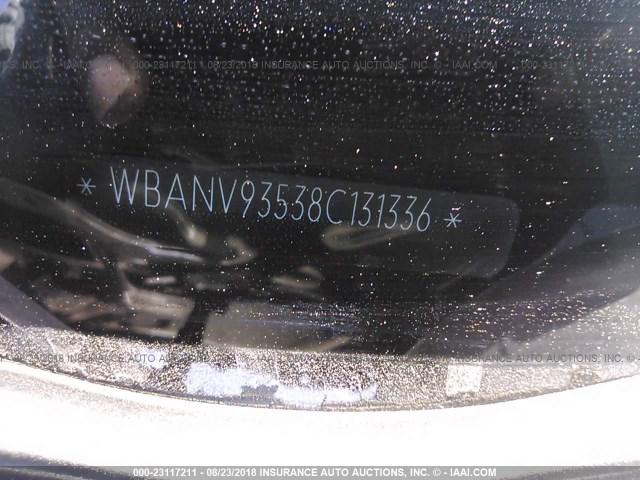 WBANV93538C131336 - 2008 BMW 535 XI BLACK photo 9