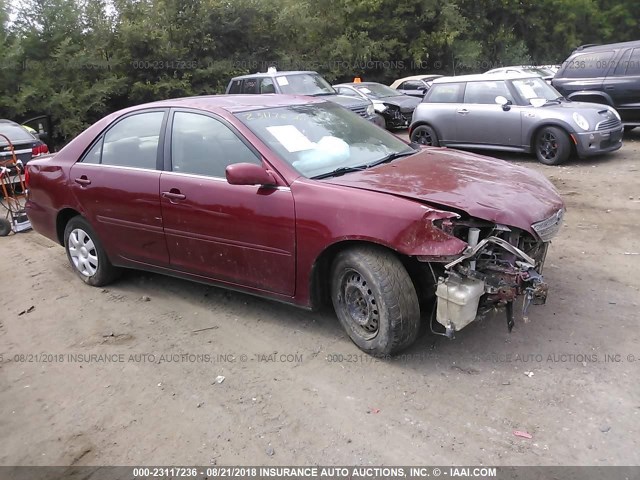 4T1BE32K62U639095 - 2002 TOYOTA CAMRY LE/XLE/SE Tünd qırmızı foto 1