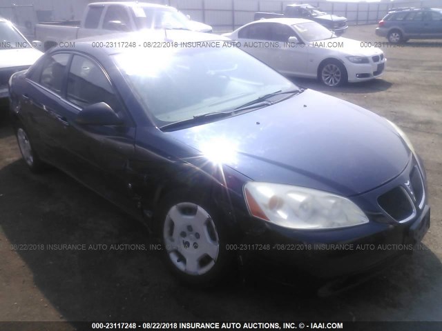 1G2ZF57B484111010 - 2008 PONTIAC G6 VALUE LEADER/BASE BLUE photo 1