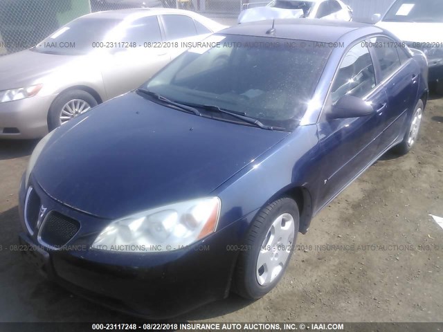1G2ZF57B484111010 - 2008 PONTIAC G6 VALUE LEADER/BASE BLUE photo 2